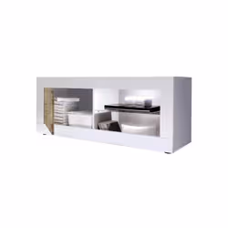 Meublorama MI-BASIC-209015-01P*1C/30KG supporto TV e sistema audio 1 ripiani - Vista aggiuntiva 3