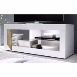 Meublorama MI-BASIC-209015-01P*1C/30KG supporto TV e sistema audio 1 ripiani - Vista aggiuntiva 4