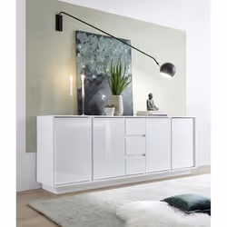 Meublorama MI-ICE-209000-07*3C/72KG credenza per soggiorno 4 porta/porte - Vista aggiuntiva 3