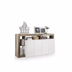 Meublorama MI-HAMBURG-209030-08P*2C/61KG credenza per soggiorno 4 porta/porte - Vista aggiuntiva 4
