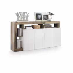 Meublorama MI-HAMBURG-209030-08P*2C/61KG credenza per soggiorno 4 porta/porte - Vista aggiuntiva 6