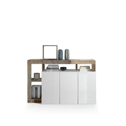 Meublorama MI-HAMBURG-209030-05P*2C/49KG credenza per soggiorno 3 porta/porte