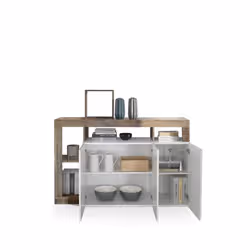 Meublorama MI-HAMBURG-209030-05P*2C/49KG credenza per soggiorno 3 porta/porte - Vista aggiuntiva 2