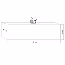 Meublorama VI-VIVO-TVV140X11OWOW00032*1C/26KG supporto TV e sistema audio - Vista aggiuntiva 3