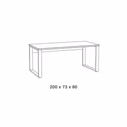 Meublorama NT-CAPO-CAP1BU20*3C/51KG scrivania - Vista aggiuntiva 3