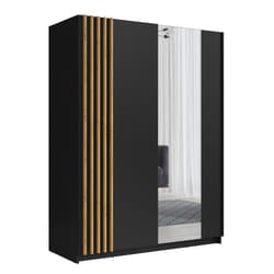 Meublorama MK-BAYADERO-BD-U12001_R20315-12III-B*3C/156KG armadio/guardaroba per camera da letto 4 ripiani 2 porta/porte