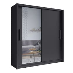 Meublorama MK-BAKU-B4-U12257_U12257-10-B*4C/170KG armadio/guardaroba per camera da letto 5 ripiani 2 porta/porte