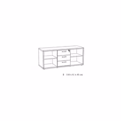 Meublorama NT-CAPO-CAP1I*2C/62KG credenza per soggiorno - Vista aggiuntiva 3
