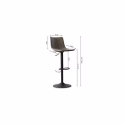 Meublorama RU-TREVI-5521-3*1C/7KG sgabello da bar - Vista aggiuntiva 3