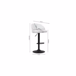 Meublorama RU-ARDA-5625-4*1C/8KG sgabello da bar - Vista aggiuntiva 3