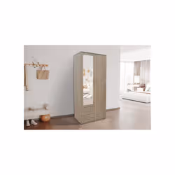 Meublorama RU-MARC-6905-2*2C/63KG armadio/guardaroba per camera da letto 1 ripiani 2 porta/porte - Vista aggiuntiva 2