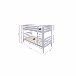 Meublorama RU-ROY-89530-1*2C/46KG letto - Vista aggiuntiva 3