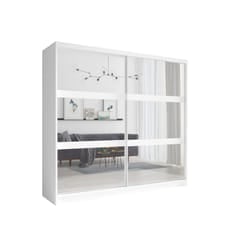 Meublorama MK-FINO-F1-W10200_W10200-12-B*7C/223KG armadio/guardaroba per camera da letto 8 ripiani 2 porta/porte