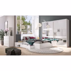 Meublorama MK-FINO-F1-W10200_W10200-12-B*7C/223KG armadio/guardaroba per camera da letto 8 ripiani 2 porta/porte - Vista aggiuntiva 3