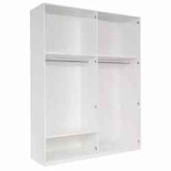Meublorama MK-ITALIA-IT-U11400_6725-B-20-B*5C/163KG armadio/guardaroba per camera da letto 2 ripiani 4 porta/porte - Vista aggiuntiva 2