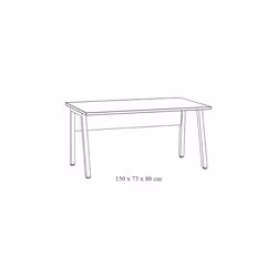 Meublorama NT-PRONTO-PRO2BU15*3C/37KG scrivania - Vista aggiuntiva 3