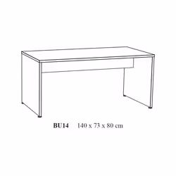 Meublorama NT-RIO-RIO1BU14*3C/48KG scrivania - Vista aggiuntiva 4