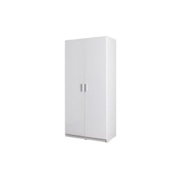 Meublorama MK-SNOW-SW-U11400_HG0001-02-B*2C/64KG armadio/guardaroba per camera da letto 1 ripiani 2 porta/porte
