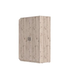 Meublorama MK-SNOW II-SW-R20154_R20154-06-B*3C/133KG armadio/guardaroba per camera da letto 9 ripiani 2 porta/porte