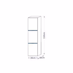 Meublorama FH-GS8-B*1C/15,65KG arredo bagno - Vista aggiuntiva 3