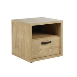 Meublorama NT-CLARA-CLANT-*1C/23KG comodino 1 cassetto/cassetti Marrone