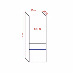 Meublorama FH-GS6-B*1C/16KG armadio soggiorno - Vista aggiuntiva 3