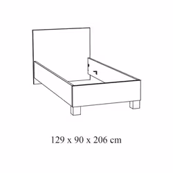 Meublorama NT-CASPER-CASB12SP200*2C/51KG letto - Vista aggiuntiva 3
