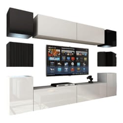 Meublorama FH-C14-14-HG-BW-5+4-SQUERE-RGB*11C/113KG armadio soggiorno