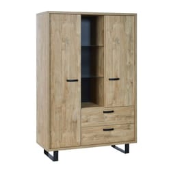 Meublorama NT-COMO-COM1BK*5C/123KG credenza per soggiorno 2 porta/porte