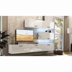 Meublorama FH-C25-25-HG-W-8+4-SQUERE-RGB*7C/83KG armadio soggiorno - Vista aggiuntiva 2