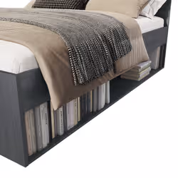 Meublorama HA-GALAXY-GRIS-24CBEA51+SOM160*3C/127KG letto - Vista aggiuntiva 5