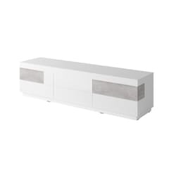 Meublorama DS-HA-SILKE-2484GY40*2C/73KG supporto TV e sistema audio 6 cassetto/cassetti