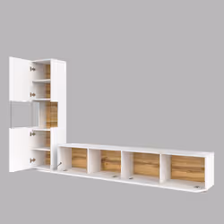 Meublorama DL-HA-AVA-249NLM05-40*2C/52KG credenza per soggiorno 2 porta/porte - Vista aggiuntiva 6