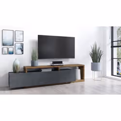 Meublorama HA-BOTA-24AHFG40*2C/73KG supporto TV e sistema audio 1 cassetto/cassetti - Vista aggiuntiva 3