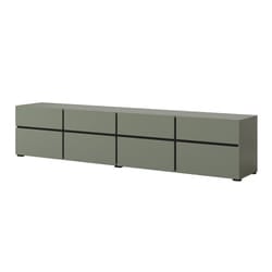 Meublorama HA-CROSS-24GWMY40*2C/59KG supporto TV e sistema audio 4 cassetto/cassetti