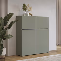 Meublorama HA-CROSS-24GWMY76*2C/63KG credenza per soggiorno 4 porta/porte - Vista aggiuntiva 2
