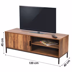 Meublorama FD-151361*1C/20KG supporto TV e sistema audio 2 ripiani - Vista aggiuntiva 2