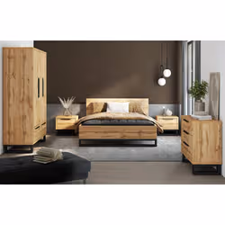 Meublorama HA-HALLE-24N0NG19*5C/188KG armadio/guardaroba per camera da letto 4 ripiani 3 porta/porte - Vista aggiuntiva 6