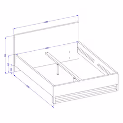 Meublorama HA-HALLE-24N0NG31*3C/90KG letto - Vista aggiuntiva 4