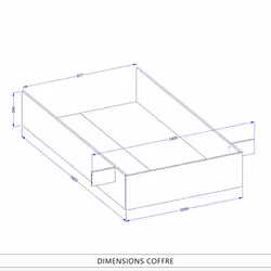 Meublorama HA-HALLE-24N0NG51*3C/110KG letto - Vista aggiuntiva 6