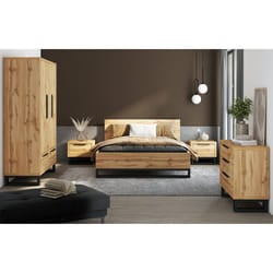 Meublorama HA-HALLE-24N0NG19+30+22+22+27+SOM140*12C/401KG set di mobili per la camera da letto