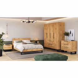 Meublorama HA-HALLE-24N0NG20+30+22+22+27+SOM140*12C/434KG set di mobili per la camera da letto - Vista aggiuntiva 2