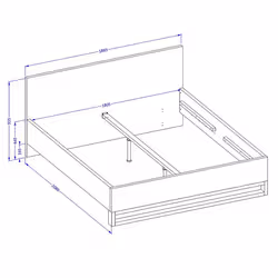 Meublorama HA-HALLE-24N0NG32+22+22+SOM180*5C/173KG letto - Vista aggiuntiva 6