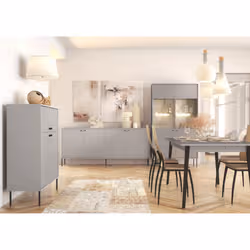Meublorama MK-IRIS-IR-U12190/U12190-01-B-*3C/76KG credenza per soggiorno 2 porta/porte - Vista aggiuntiva 2