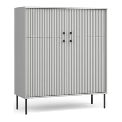 Meublorama MK-IRIS-IR-U12190/U12190-10-B*2C/48.5KG credenza per soggiorno 4 porta/porte