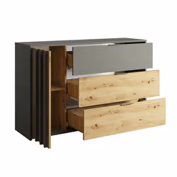 Meublorama MK-RIMINI-R1-U12257/R20315-46-B*2C/43KG cassettiera - Vista aggiuntiva 3