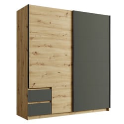 Meublorama MK-URIEL-U1-R20315/U12257-11-B*4C/146KG armadio/guardaroba per camera da letto 5 ripiani 2 porta/porte
