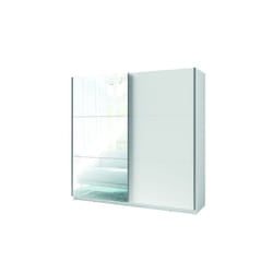 Meublorama MK-ARSALA-A3-W10200/W10200-III-10-B*5C/149KG armadio/guardaroba per camera da letto 4 ripiani 2 porta/porte