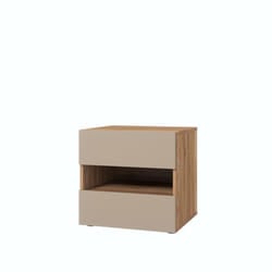Meublorama HA-IMPRESSIO-24MCNJ23*1C/14KG comodino 2 cassetto/cassetti Beige