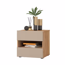 Meublorama HA-IMPRESSIO-24MCNJ23*1C/14KG comodino 2 cassetto/cassetti Beige - Vista aggiuntiva 3